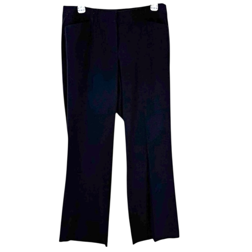 Lane Bryant Women’s Dress Pants Size 16 Long Charcoal Black Career Trousers
